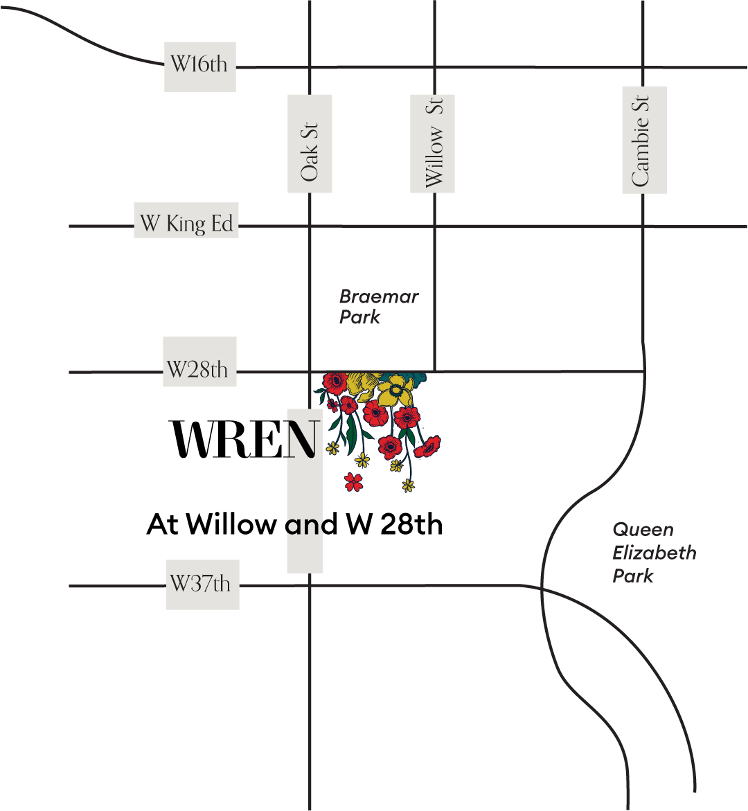 Wren Upper West Side Map