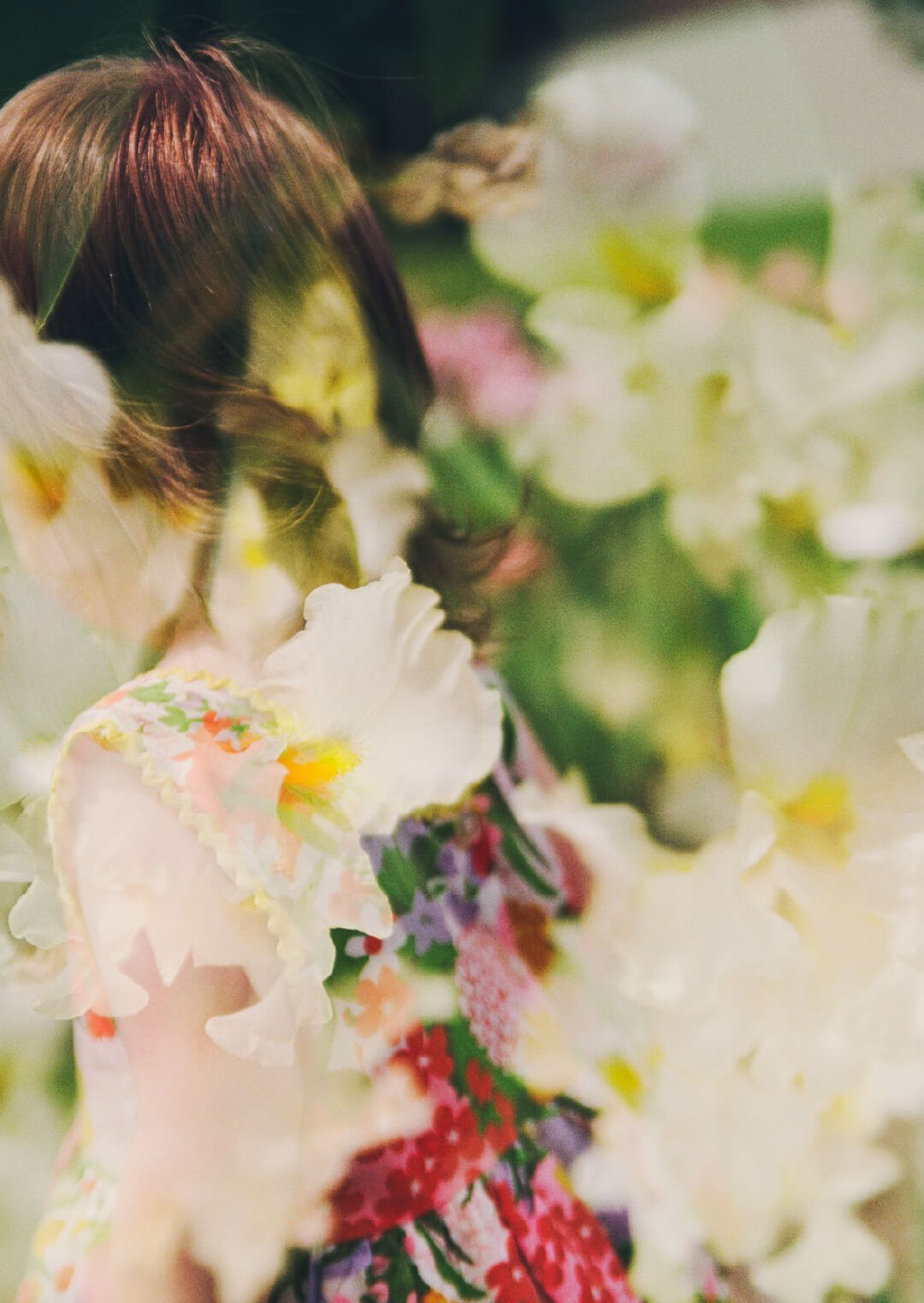 A Girl With Flowers